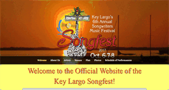 Desktop Screenshot of keylargosongfest.com